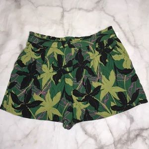 ✂️ Abound leaf print rayon shorts XL XXL